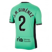 Fotbalové Dres Atletico Madrid Jose Gimenez #2 Alternativní 2023-24 Krátký Rukáv